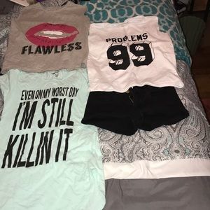 Shorts , Shirts & a Dress Shirt